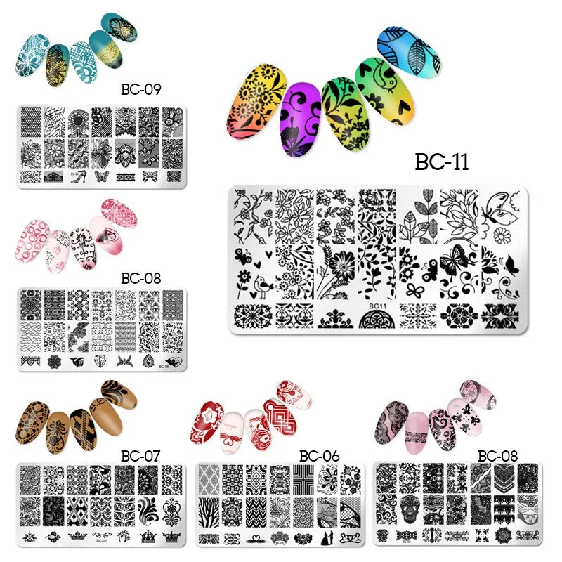 Cross Border Nail Enhancement Transfer Printing Template Printing Nail Polish Steel Plate Template Rectangular Colored Seal Tool
Cross Border Nail Enhancement Transfer Printing Template Printing Nail Polish Steel Plate Template Rectangular Colored Seal Tool