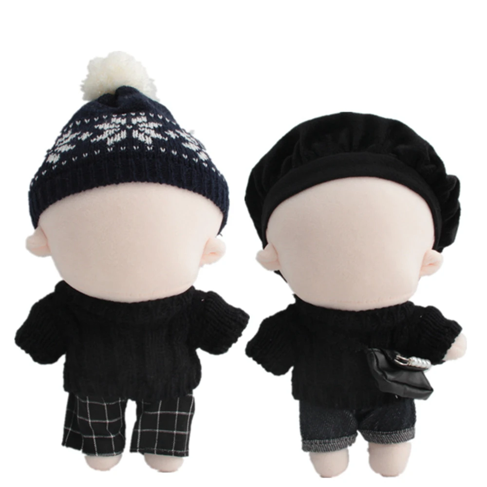 

Одежда для куклы 20 см, черный свитер, модная сумка для брюк, аксессуары для кукол, куклы Kpop, EXO Idol, подарок, игрушки «сделай сам»