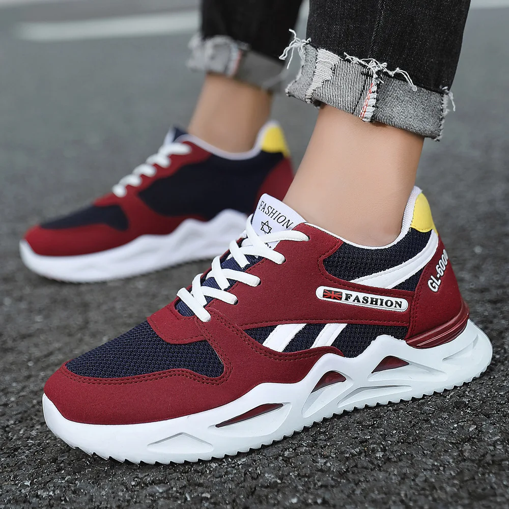 Male Sneakers Trendy Fashion Mesh Sports Running Shoes Mens Chunky Sneakers Light Walking Travel Casual Shoe for Men Footwear 
Male Sneakers Trendy Fashion Mesh Sports Running Shoes Mens Chunky Sneakers Light Walking Travel Casual Shoe for Men Footwear