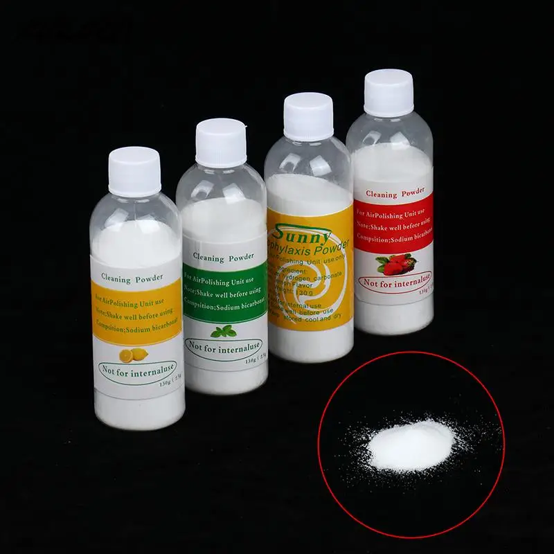 130g Teeth Whitening Essence Dental Cleaning Powder Prophy Air Jet Flow Teeth Polishing Plaque Stain Removal Mint Lemon Flavor
130g Teeth Whitening Essence Dental Cleaning Powder Prophy Air Jet Flow Teeth Polishing Plaque Stain Removal Mint Lemon Flavor