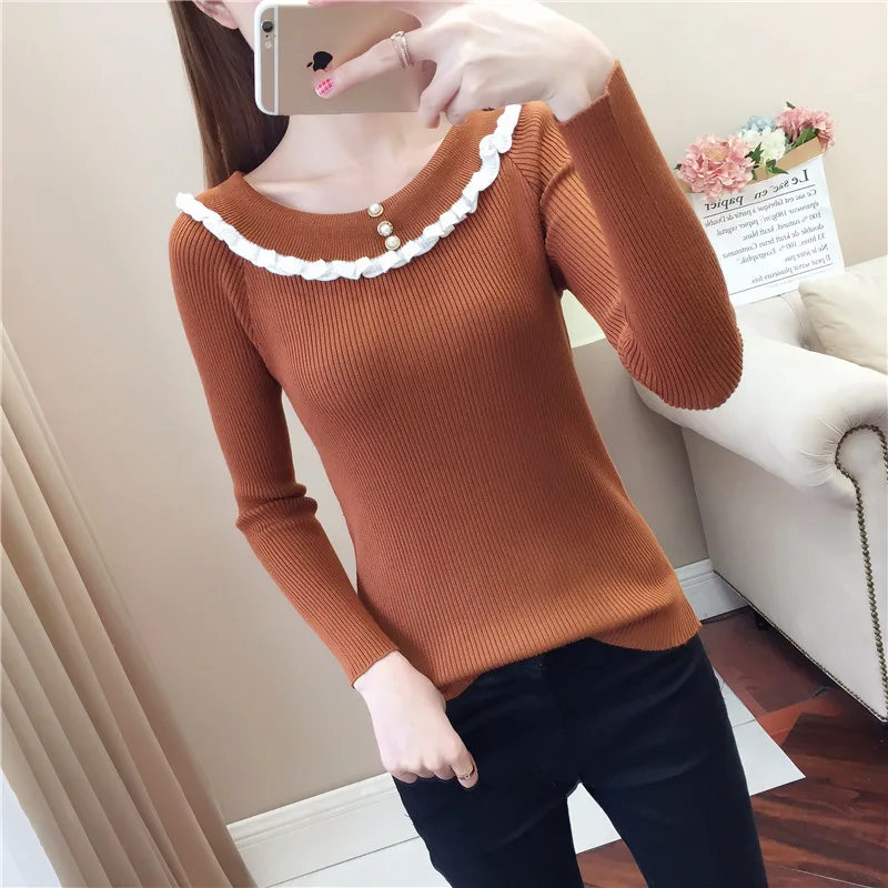 Sweater women's 2021 new autumn and winter inner wear bottoming shirt slim long sleeves GRAY22
Sweater women's 2021 new autumn and winter inner wear bottoming shirt slim long sleeves GRAY22