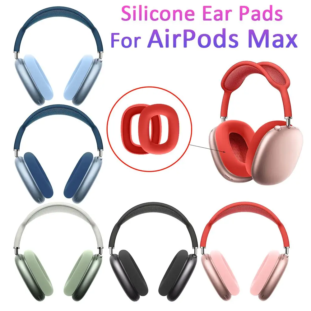 1 Pair Soft Silicone Ear Pads Cushion Cover For AirPods Max Headphone Headsets Earmuff EarPads Protective Case Replacement
1 Pair Soft Silicone Ear Pads Cushion Cover For AirPods Max Headphone Headsets Earmuff EarPads Protective Case Replacement