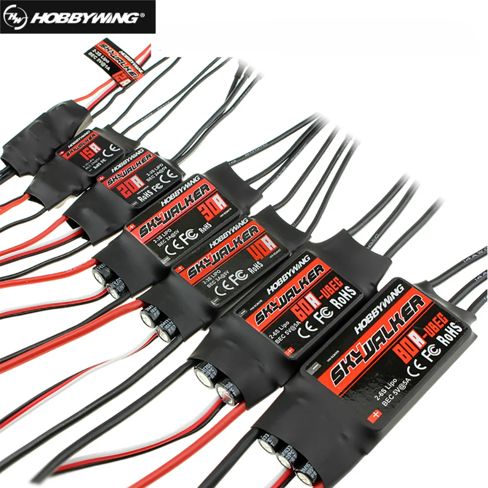 Контроллер скорости Hobbywing Skywalker 20A 30A 40A 50A 60A 80A ESC с UBEC для квадрокоптера FPV совместимый с ру самолетами вертолетом
Контроллер скорости Hobbywing Skywalker 20A 30A 40A 50A 60A 80A ESC с UBEC для квадрокоптера FPV совместимый с ру самолетами вертолетом