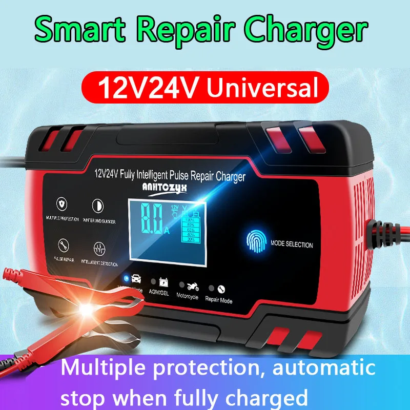 Multifunctional 24v 12v Lead-Acid Battery Repair Charger Instrument Car Motorcycle RV Truck Engineer Vehicle Repair Instrument
Multifunctional 24v 12v Lead-Acid Battery Repair Charger Instrument Car Motorcycle RV Truck Engineer Vehicle Repair Instrument