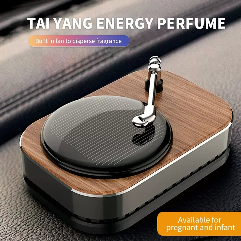 Car Air Freshener Solar Energy Record Player Rotating Perfume Cars Accessories Interior Decoration Smell Air Purifier Ornaments
Car Air Freshener Solar Energy Record Player Rotating Perfume Cars Accessories Interior Decoration Smell Air Purifier Ornaments