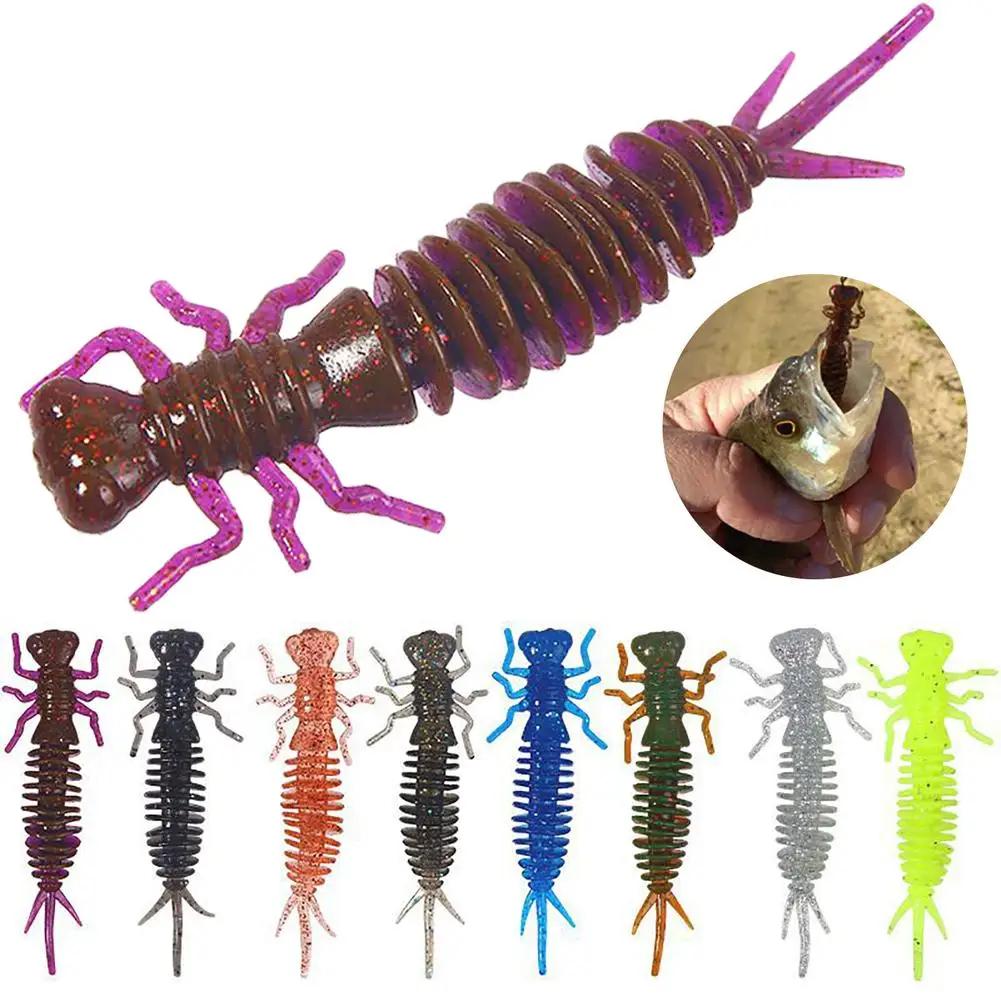 2023 10pcs Fishing Lure Set 5.5cm/7.5cm/10cm Multi-color Soft Worm Lure Bait Fishing Tackle For Freshwater Saltwater
2023 10pcs Fishing Lure Set 5.5cm/7.5cm/10cm Multi-color Soft Worm Lure Bait Fishing Tackle For Freshwater Saltwater