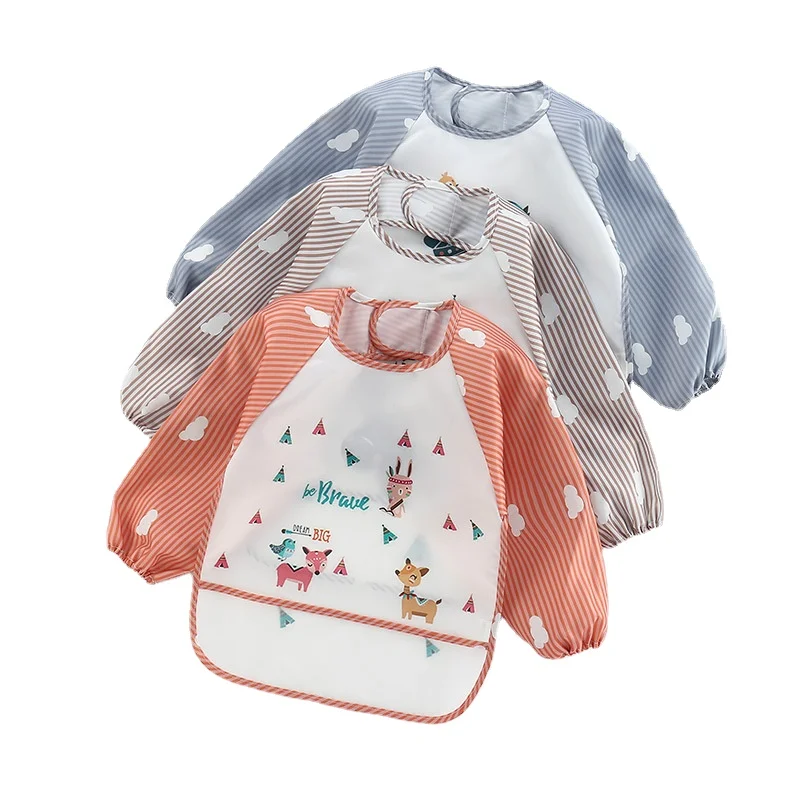 Baby Kids Toddler Long Sleeve Scarf Waterproof Art Smock Feeding Bib Apron Pocket Infant Boys Girls Burp Cloth Bandana Bibs
Baby Kids Toddler Long Sleeve Scarf Waterproof Art Smock Feeding Bib Apron Pocket Infant Boys Girls Burp Cloth Bandana Bibs