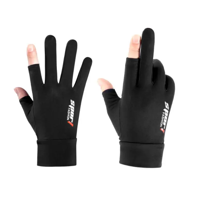 Spring Fishing Gloves Two Finger Half Finger Fitness Cycling Gloves Men's And Women Sunscreen Ice Silk Half Finger Sport Gloves
Spring Fishing Gloves Two Finger Half Finger Fitness Cycling Gloves Men's And Women Sunscreen Ice Silk Half Finger Sport Gloves