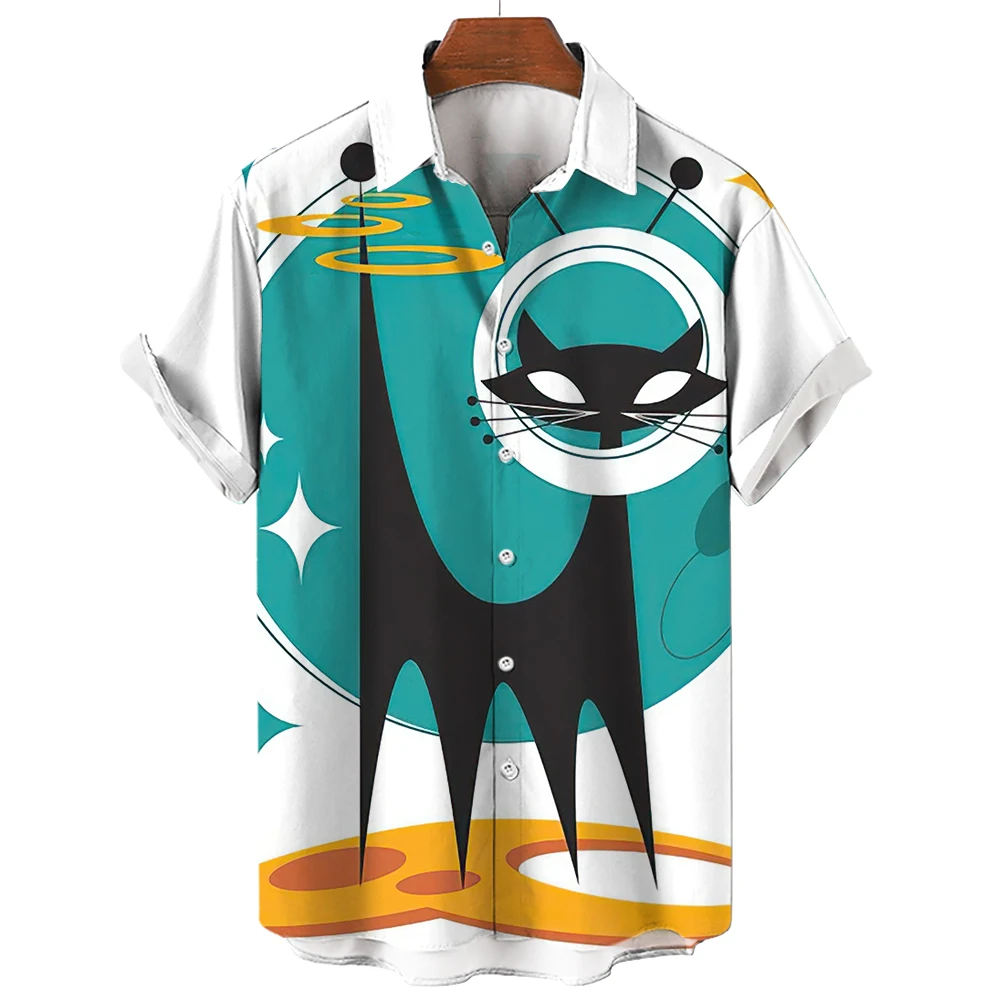 2023 Hawaiian Men's Shirt 3d Lapel Print Cat Shirts Summer Man Casual Clothing Short Sleeve Animal Cartoon T-Shirt Everyday Tops
2023 Hawaiian Men's Shirt 3d Lapel Print Cat Shirts Summer Man Casual Clothing Short Sleeve Animal Cartoon T-Shirt Everyday Tops