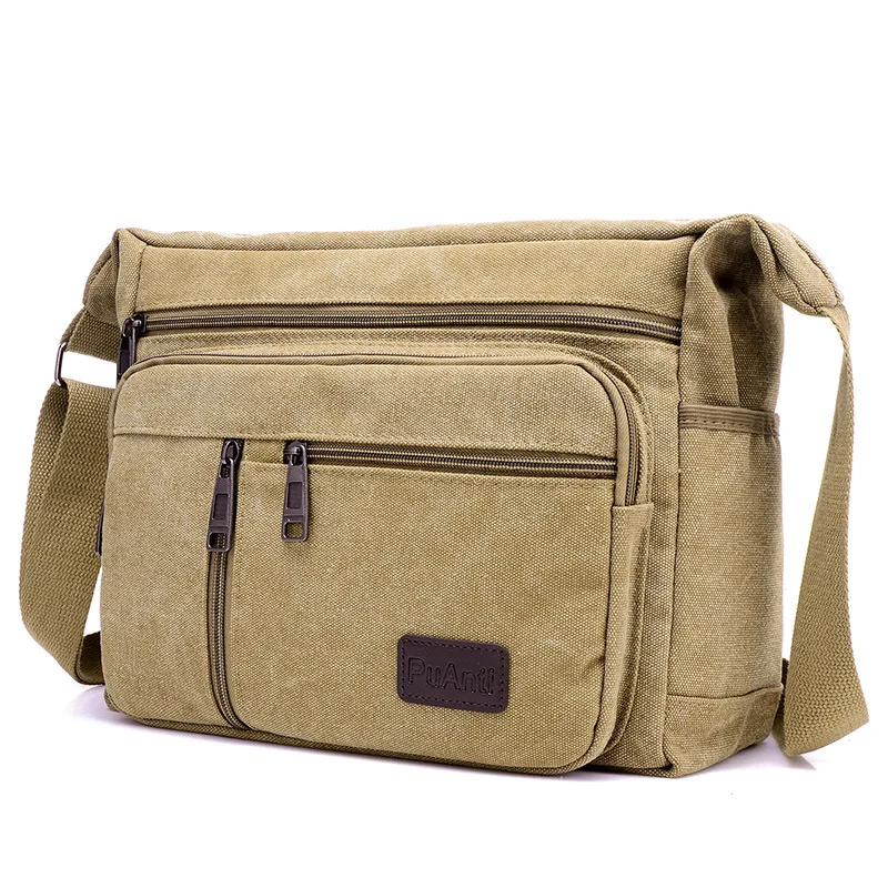 Men's Canvas Bag Single Shoulder Oblique Straddle Bag Outdoor Leisure Business Men's Bag
Men's Canvas Bag Single Shoulder Oblique Straddle Bag Outdoor Leisure Business Men's Bag