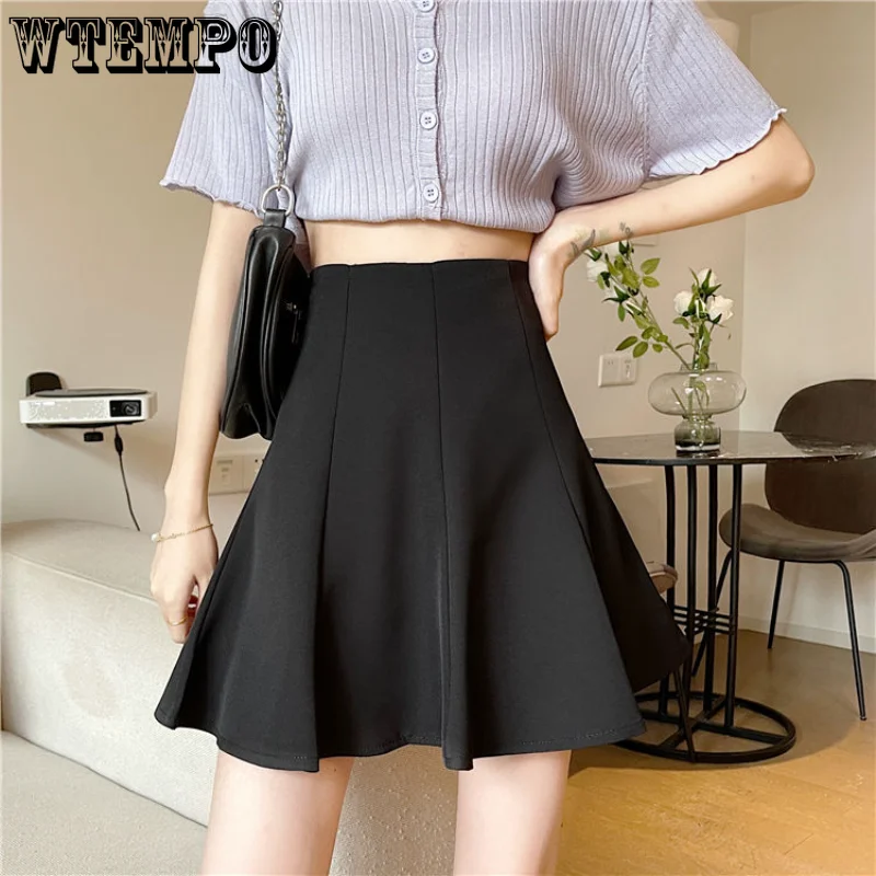 WTEMPO Summer Skirt Women Oversize Hepburn Style High Waist Black Puffy Skirt Fashion Female Clothing 2023 New Drop Shipping
WTEMPO Summer Skirt Women Oversize Hepburn Style High Waist Black Puffy Skirt Fashion Female Clothing 2023 New Drop Shipping
