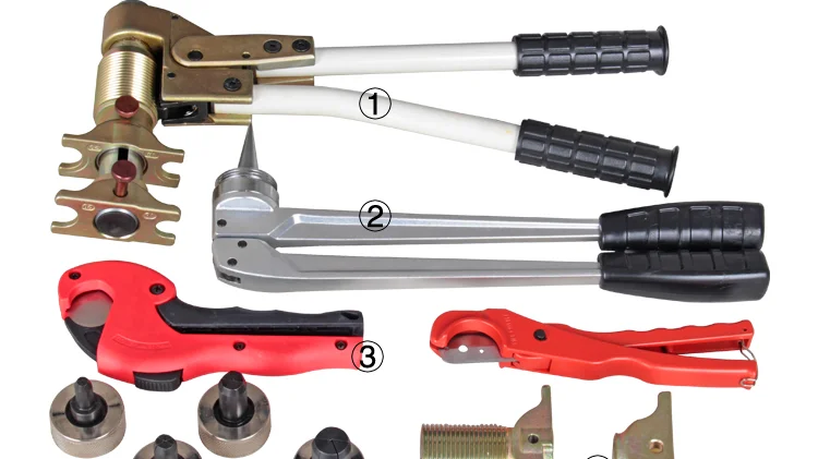 PEX-1632M pipe fitting tool clamping expanding cutting tool kit for PEX pipe REHAU plumbing
PEX-1632M pipe fitting tool clamping expanding cutting tool kit for PEX pipe REHAU plumbing