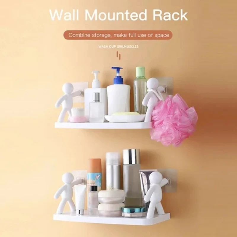 New Wall-hanging Storage Rack Bathroom Shampoo Soap Organizer Stand Holder Home Decor Storages Kitchen Spices Jars Storage Rack
New Wall-hanging Storage Rack Bathroom Shampoo Soap Organizer Stand Holder Home Decor Storages Kitchen Spices Jars Storage Rack