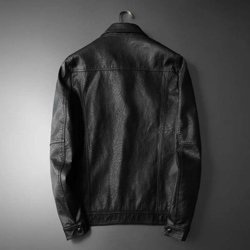 Brand Men's 2022 Autumn New Men Lapel PU Jacket Korean Youth Multi-pocket jackets Motorcycle male Leather Clothes Coat 
Brand Men's 2022 Autumn New Men Lapel PU Jacket Korean Youth Multi-pocket jackets Motorcycle male Leather Clothes Coat