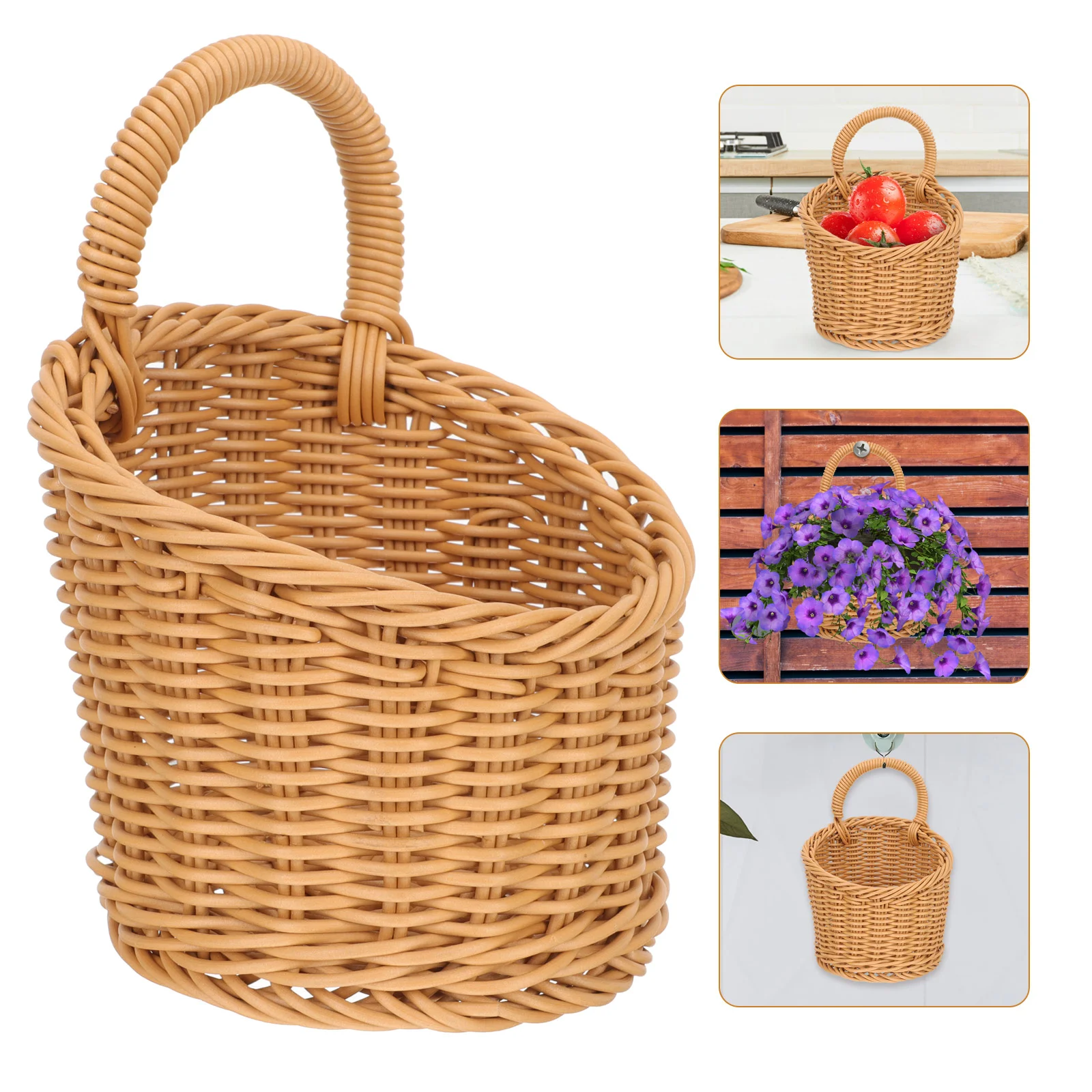 Basket Hanging Wall Storage Fruit Woven Rattan Flower Pots Baskets Wicker Outdoor Planters Organizer Farmhouse Bowl Vintage
Basket Hanging Wall Storage Fruit Woven Rattan Flower Pots Baskets Wicker Outdoor Planters Organizer Farmhouse Bowl Vintage