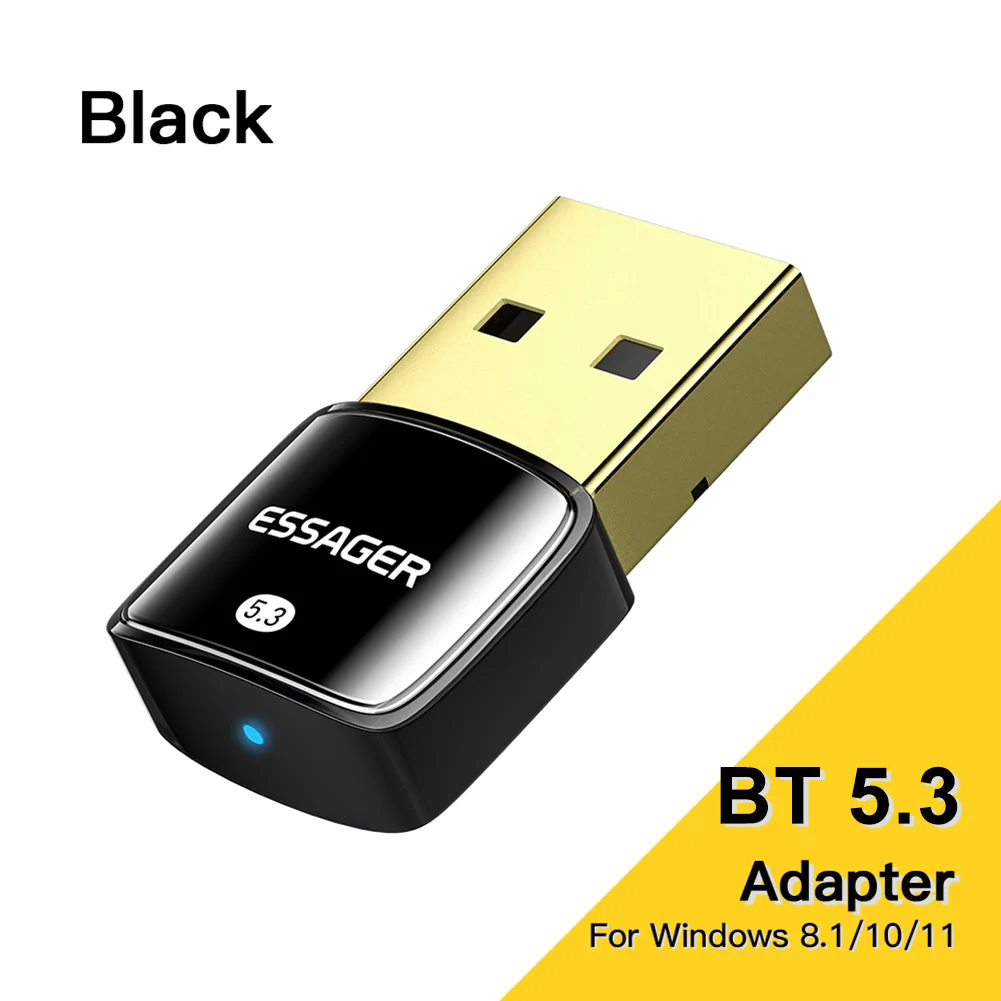 Usb Bluetooth Adapter BT5.3 Stereo Receiver Transmitter USB Adapter Bluetooth Dongle for Wireless Gaming Earphone Keyboard Mouse
Usb Bluetooth Adapter BT5.3 Stereo Receiver Transmitter USB Adapter Bluetooth Dongle for Wireless Gaming Earphone Keyboard Mouse