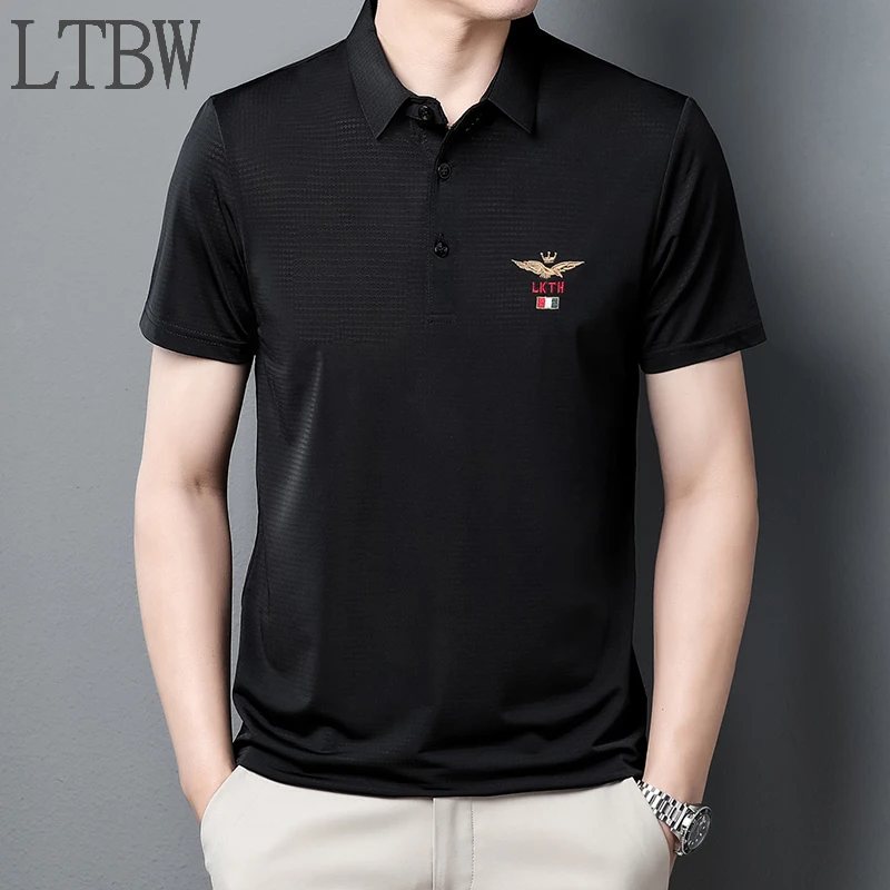 Мужская футболка-поло LTBW с коротким рукавом, Повседневная рубашка с вышивкой, быстрая доставка
Мужская футболка-поло LTBW с коротким рукавом, Повседневная рубашка с вышивкой, быстрая доставка