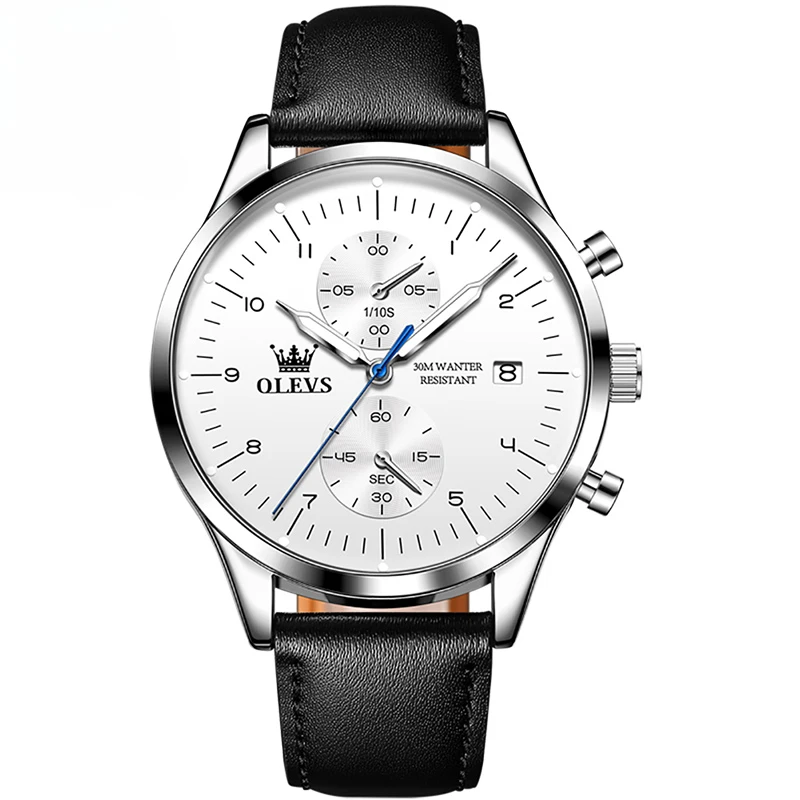 

Часы FNGEEN Мужские кварцевые, оригинальные Роскошные деловые водонепроницаемые светящиеся модные наручные часы с хронографом и датой