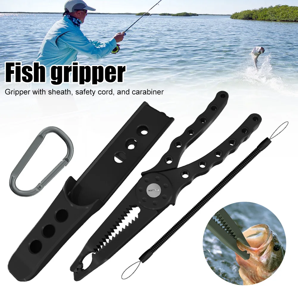 Portable Fishing Pliers Tongs Gripper Cutter Plier Lip Controller With Carabiner Live Fish Buckle Clamp Clip Tackles Gear Supply
Portable Fishing Pliers Tongs Gripper Cutter Plier Lip Controller With Carabiner Live Fish Buckle Clamp Clip Tackles Gear Supply