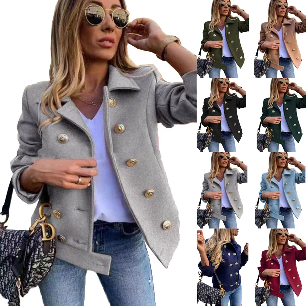 2023 New Autumn/Winter Slim Fit Long Sleeve Double breasted Suit Collar Fleece Small Coat
2023 New Autumn/Winter Slim Fit Long Sleeve Double breasted Suit Collar Fleece Small Coat