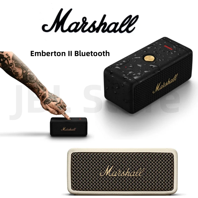 Original MARSHALL Emberton II Bluetooth Speaker IPX7 Waterproof Speaker HK version Stereo Bass Sound Outdoor Portable Speakers
Original MARSHALL Emberton II Bluetooth Speaker IPX7 Waterproof Speaker HK version Stereo Bass Sound Outdoor Portable Speakers
