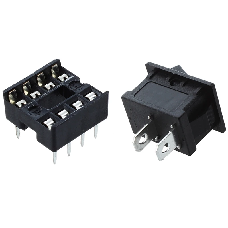 10 шт., 8 контактов, адаптер DIP IC и 2 шт., автомобильный переключатель AC 6A/250V 10A/125V, 2 контакта, 2 Позиции вкл./Выкл., клавишный переключатель KCD1
10 шт., 8 контактов, адаптер DIP IC и 2 шт., автомобильный переключатель AC 6A/250V 10A/125V, 2 контакта, 2 Позиции вкл./Выкл., клавишный переключатель KCD1