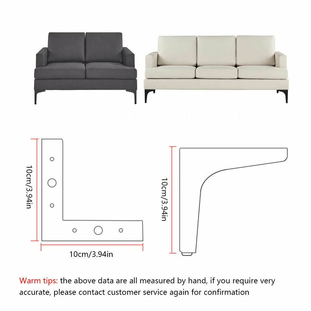 Legs Furniture Furniture Sofa Leg DIY Diamond Easy To Use Feet Metal Sofa 4Inch Steel Triangle Cabinet Components
Legs Furniture Furniture Sofa Leg DIY Diamond Easy To Use Feet Metal Sofa 4Inch Steel Triangle Cabinet Components