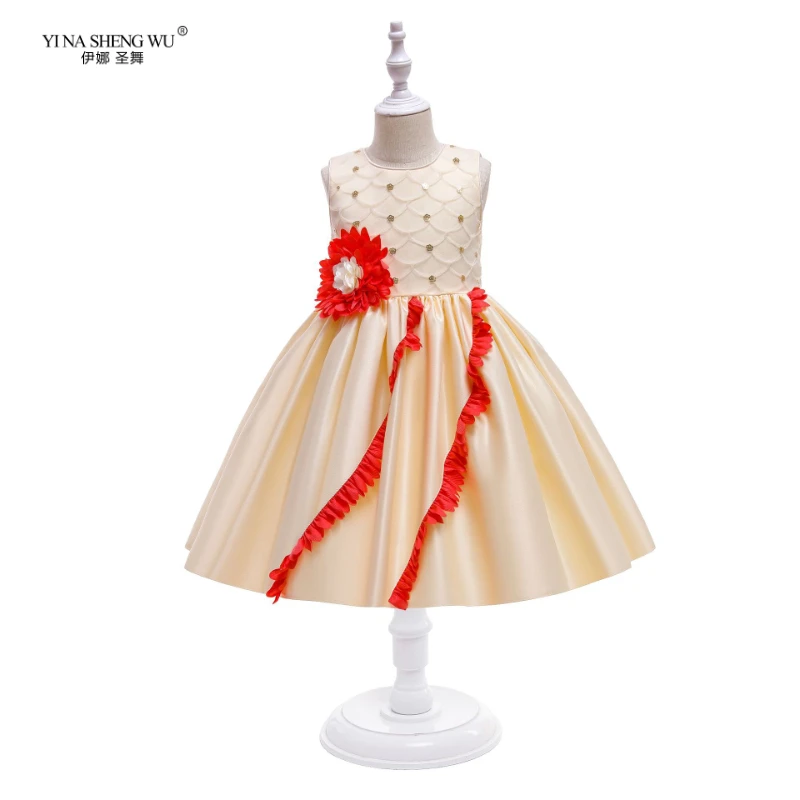 Kids Girls Dress Sleeveless Vestido Satin Princess Dresses Birthday Evening Party Vestidos De Fiesta Costume Bridesmaid Clothing
Kids Girls Dress Sleeveless Vestido Satin Princess Dresses Birthday Evening Party Vestidos De Fiesta Costume Bridesmaid Clothing