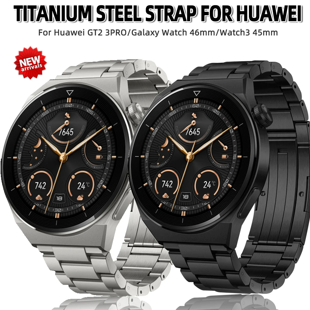 Universal Titanium 22mm Metal Strap for Huawei GT2 GT3 3 Pro Luxury Business Bracelet for Huawei Samsung Gear S3 22mm WatchBand
Universal Titanium 22mm Metal Strap for Huawei GT2 GT3 3 Pro Luxury Business Bracelet for Huawei Samsung Gear S3 22mm WatchBand
