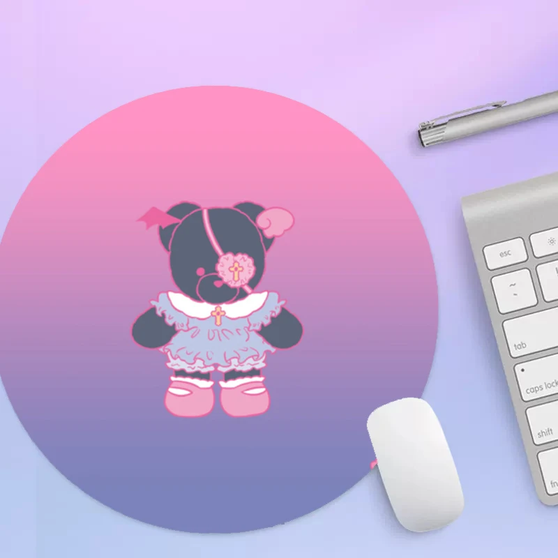 Small Pc Gamer Bear Desk Mat Round Mousepad PINK Kawaii Mouse Pad Gamer Keyboard Mice Keyboards Computer Peripherals Office
Small Pc Gamer Bear Desk Mat Round Mousepad PINK Kawaii Mouse Pad Gamer Keyboard Mice Keyboards Computer Peripherals Office