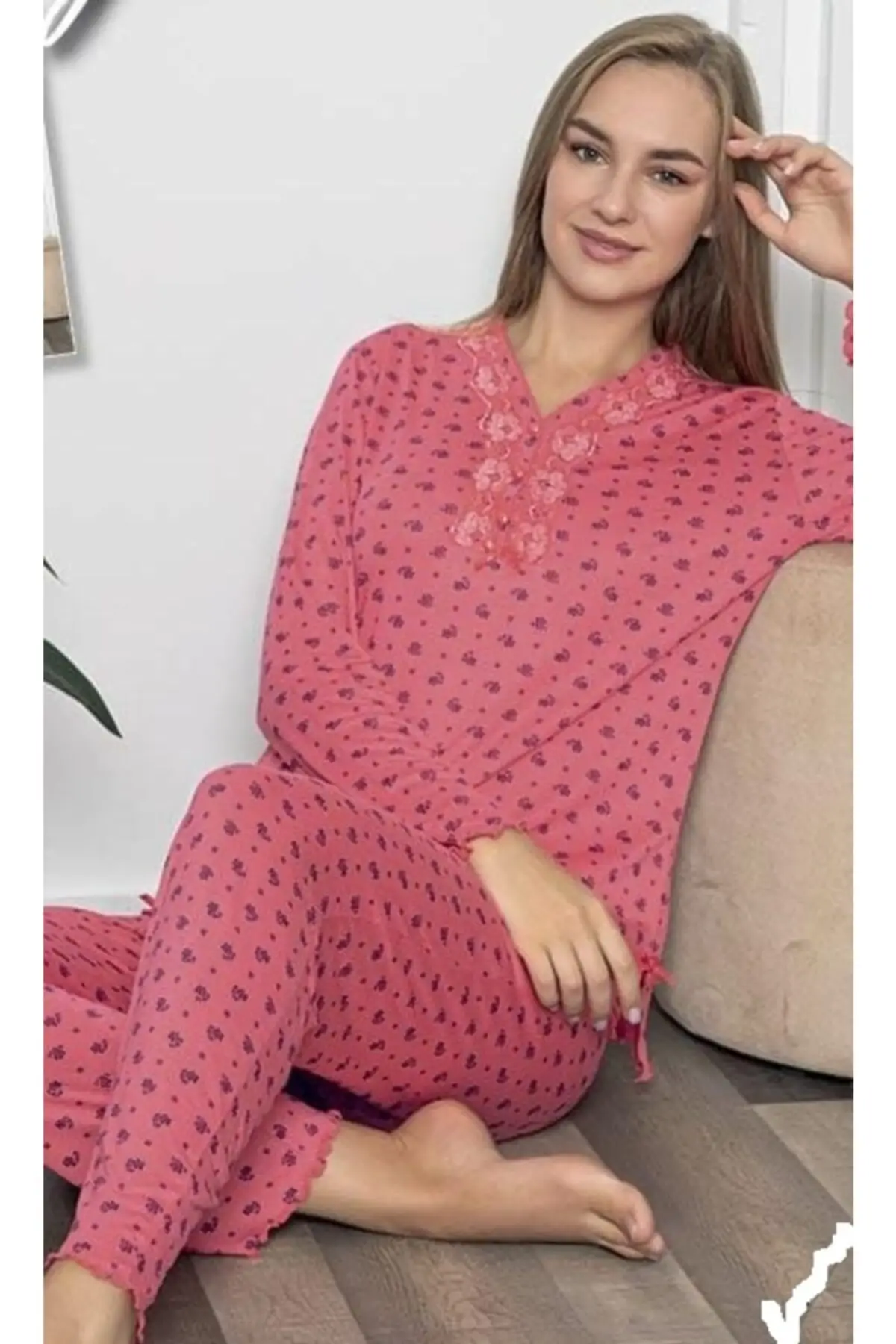 Women's Pajamas Long Sleeve Sleep Lounge Pajamas Elastic Waist Nightwear Retro Sleepwear Casual Home Clothing
Women's Pajamas Long Sleeve Sleep Lounge Pajamas Elastic Waist Nightwear Retro Sleepwear Casual Home Clothing