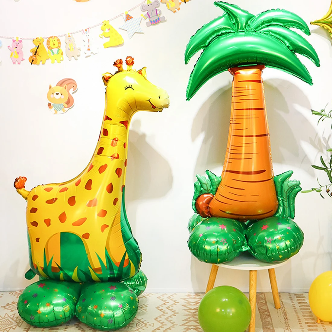 4D Standing Lion Dinosaur Giraffe Foil Balloon Jungle Coconut Tree Ballon Safari Animals Kids Birthday Party Decor Balon Gift
4D Standing Lion Dinosaur Giraffe Foil Balloon Jungle Coconut Tree Ballon Safari Animals Kids Birthday Party Decor Balon Gift