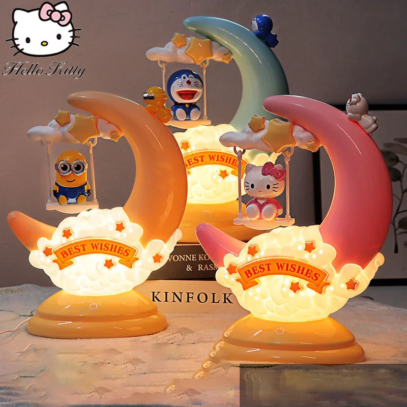 Led Hello Kitty Night Light Sanrio Kawaii Touch Table Lamp Eye Protection Lamp Style Bedroom Table Lamp Bedside Lamp Girl Gift
Led Hello Kitty Night Light Sanrio Kawaii Touch Table Lamp Eye Protection Lamp Style Bedroom Table Lamp Bedside Lamp Girl Gift