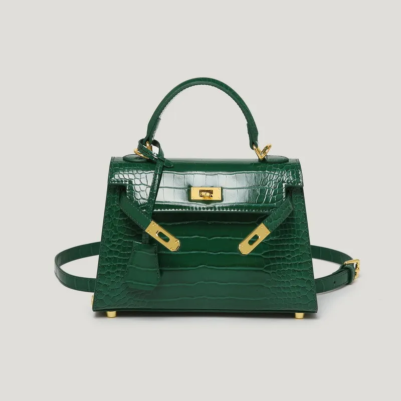 Crocodile Patterned Bags Women Retro Portable Handbag Metal Lock Shoulder Messenger Bag Brand Purse L133
Crocodile Patterned Bags Women Retro Portable Handbag Metal Lock Shoulder Messenger Bag Brand Purse L133