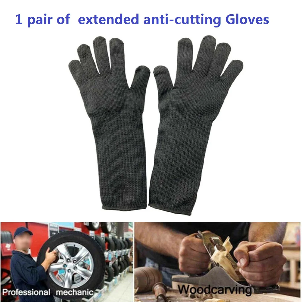 1Pair Of Extended Anti-cutting Gloves Metal Mesh Butcher Personal Protective Work Glove Wire Gloves Gardening Safety Gloves
1Pair Of Extended Anti-cutting Gloves Metal Mesh Butcher Personal Protective Work Glove Wire Gloves Gardening Safety Gloves