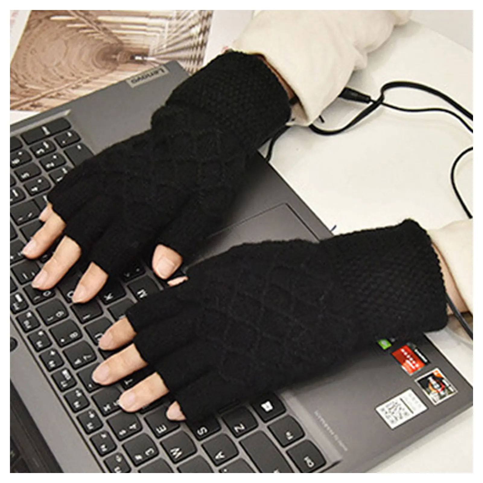 USB Winter Warm Laptop Gloves Adjustable Temperature Lightweight Heating Mittens for Indoor Office Work Typing FS99
USB Winter Warm Laptop Gloves Adjustable Temperature Lightweight Heating Mittens for Indoor Office Work Typing FS99