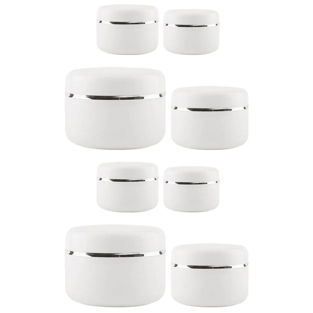 8 Pcs Cream Box Bottle Dispenser Container Lotion Jar Portable Bottles Sub Containers Pp Travel Jars
8 Pcs Cream Box Bottle Dispenser Container Lotion Jar Portable Bottles Sub Containers Pp Travel Jars
