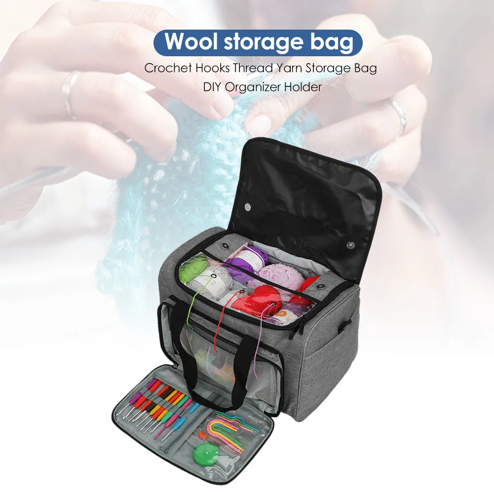 Durable Knitting Sewing Needles Storage Bags Portable Delicate Convenient Yarn Tote Crochet Hooks for Household Organizer
Durable Knitting Sewing Needles Storage Bags Portable Delicate Convenient Yarn Tote Crochet Hooks for Household Organizer