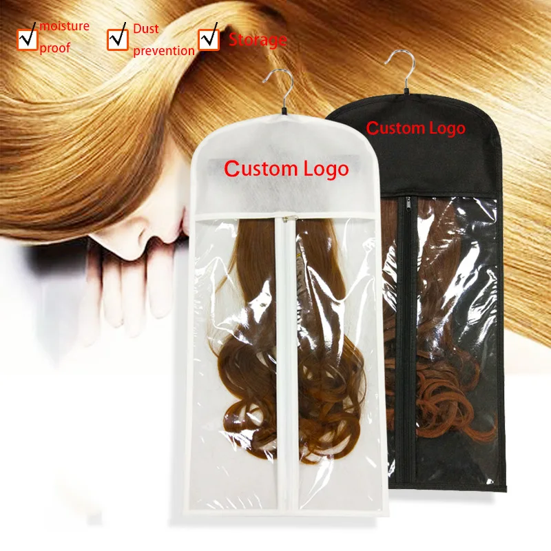 Custom logo non-woven wig dust-proof zipper cover wig storage hook bag MOQ 100PCS free shipping
Custom logo non-woven wig dust-proof zipper cover wig storage hook bag MOQ 100PCS free shipping