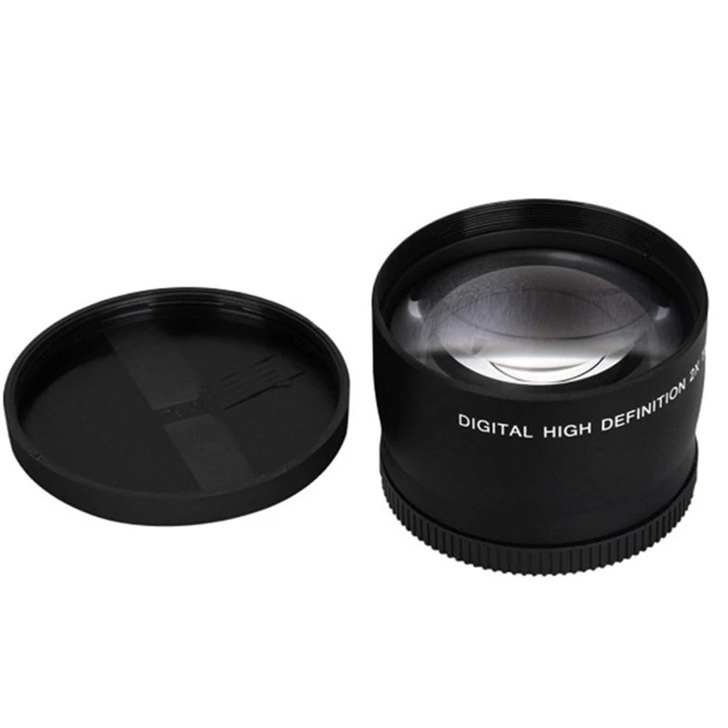 58mm 2.0X Universal Teleconverter Lens Telephoto Lens Multi-layer Coated DSLR Cameras Accessory for Close-up Shooting
58mm 2.0X Universal Teleconverter Lens Telephoto Lens Multi-layer Coated DSLR Cameras Accessory for Close-up Shooting