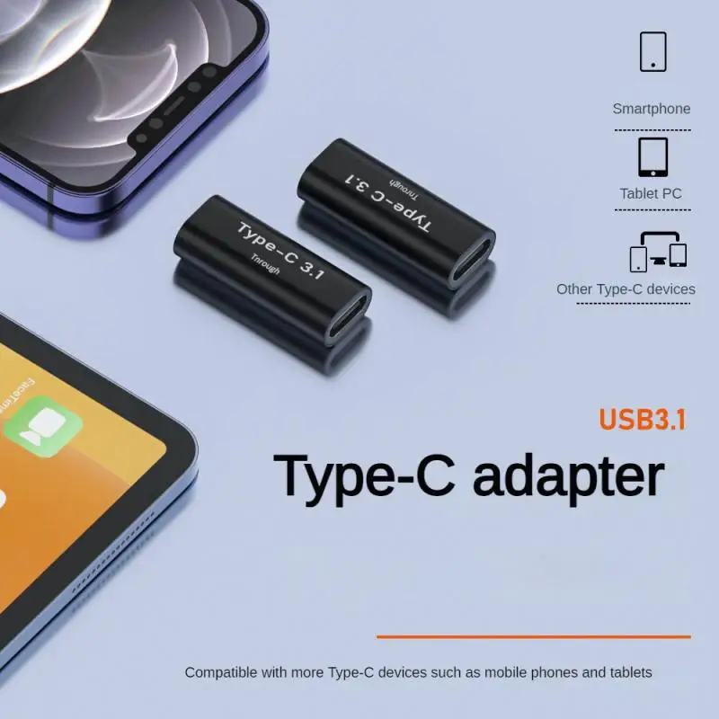 10gb Bidirectional Double Female Adapter Full-function Type-c Adapter 4k Screen Projection Usb Adapter Accessories Mini Portable
10gb Bidirectional Double Female Adapter Full-function Type-c Adapter 4k Screen Projection Usb Adapter Accessories Mini Portable