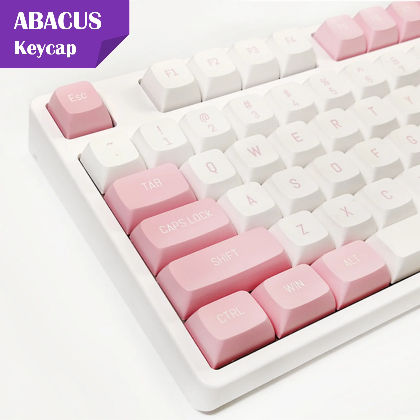 ABACUS CSA профиль PBT колпачки для клавиш 149 клавиши двойная фотография розовый белый набор клавиш для DIY Механическая игровая клавиатура
ABACUS CSA профиль PBT колпачки для клавиш 149 клавиши двойная фотография розовый белый набор клавиш для DIY Механическая игровая клавиатура