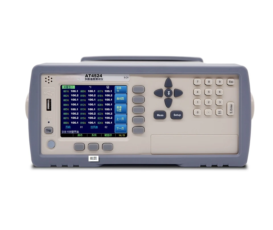 AT4524 -200C-1300C MAX. 128 CHANNEL UNIVERSAL THERMOCOUPLE 24 TEMPERATURE TESTER 
AT4524 -200C-1300C MAX. 128 CHANNEL UNIVERSAL THERMOCOUPLE 24 TEMPERATURE TESTER