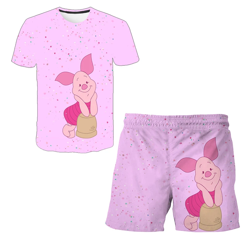 Disney Winnie the Pooh Piglet Eeyore Baby T-Shirt + Pants 2 Pcs Suit Cartoon Children Clothing Sets Kids Boys Sports Suit Shorts
Disney Winnie the Pooh Piglet Eeyore Baby T-Shirt + Pants 2 Pcs Suit Cartoon Children Clothing Sets Kids Boys Sports Suit Shorts