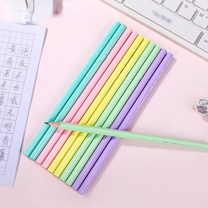 50pcs/barrel Candy Color Triangle Rod HB Wooden Pencil Professional Drawing Comic Sketch Design Stroke Pen Art Supplies
50pcs/barrel Candy Color Triangle Rod HB Wooden Pencil Professional Drawing Comic Sketch Design Stroke Pen Art Supplies