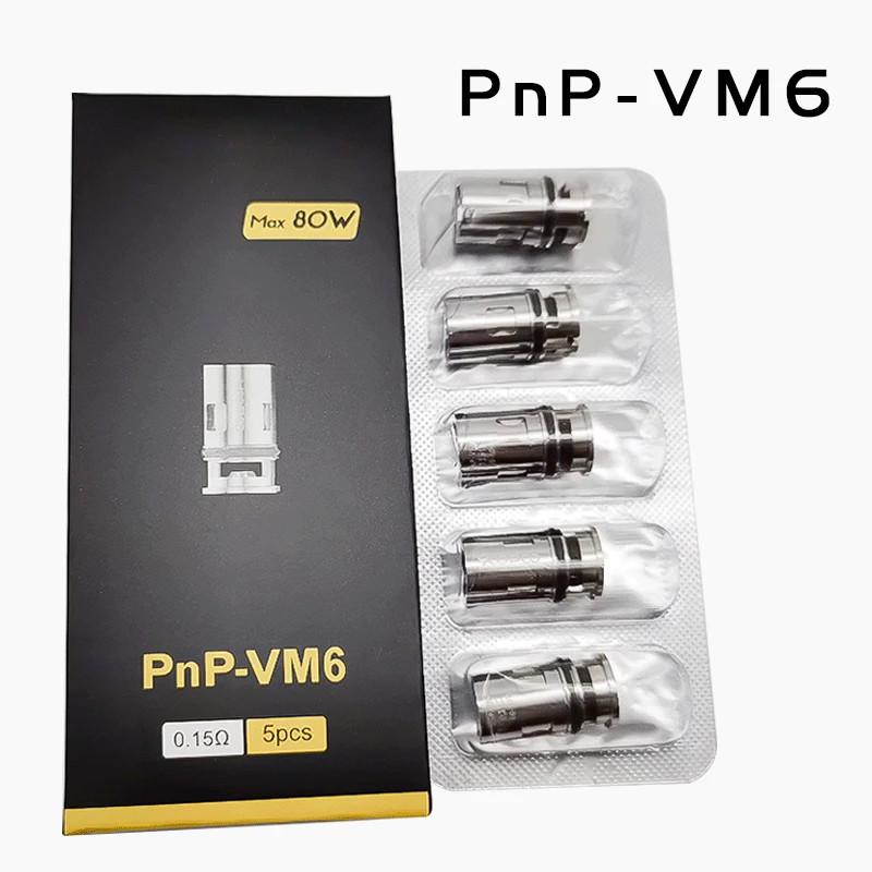 5pcs PNP Replacement Coil VM6 0.15ohm PnP Coil for DRAG X/DRAG Max /ARGUS Pro /ARGUS X /ARGUS GT
5pcs PNP Replacement Coil VM6 0.15ohm PnP Coil for DRAG X/DRAG Max /ARGUS Pro /ARGUS X /ARGUS GT