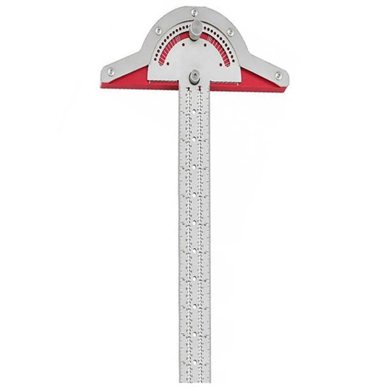 Hot HG-20-Inch Woodworking Edge Ruler Protractor Angle Protractor Two-Arm Woodworking Ruler Angle Measurement Tool
Hot HG-20-Inch Woodworking Edge Ruler Protractor Angle Protractor Two-Arm Woodworking Ruler Angle Measurement Tool
