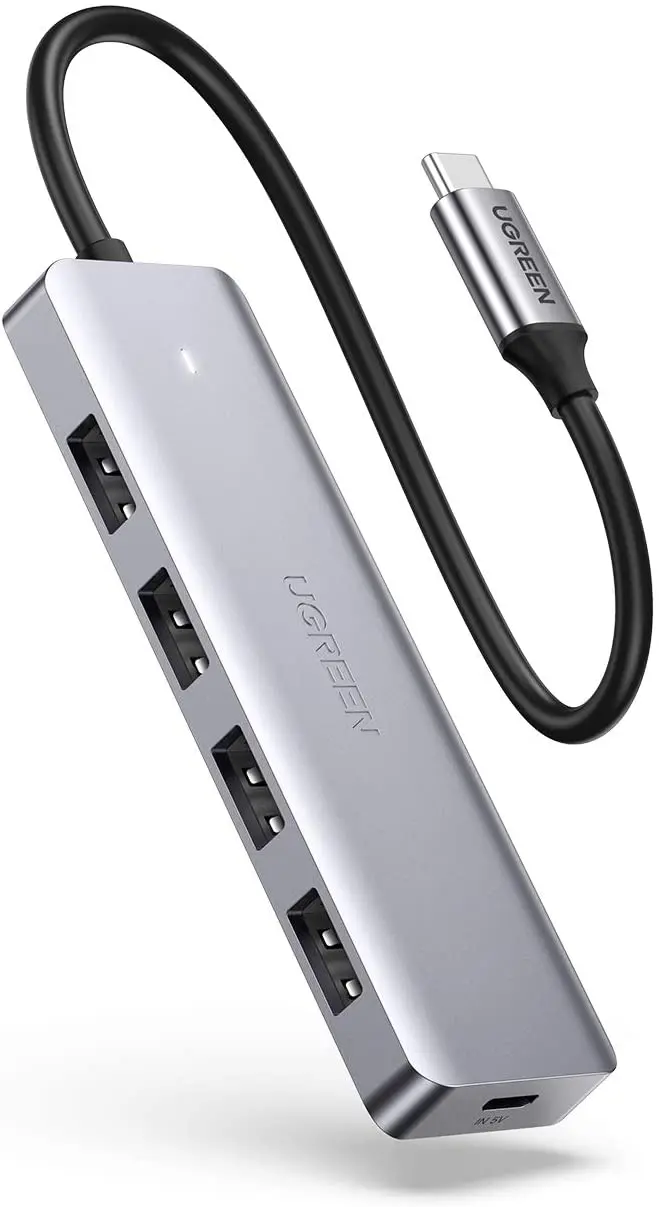 UGREEN USB C Hub 4 Ports USB Type C to USB 3.0 Hub Adapter with Charging Port for MacBook Pro iMac Samsung Galaxy Note 10 S10
UGREEN USB C Hub 4 Ports USB Type C to USB 3.0 Hub Adapter with Charging Port for MacBook Pro iMac Samsung Galaxy Note 10 S10