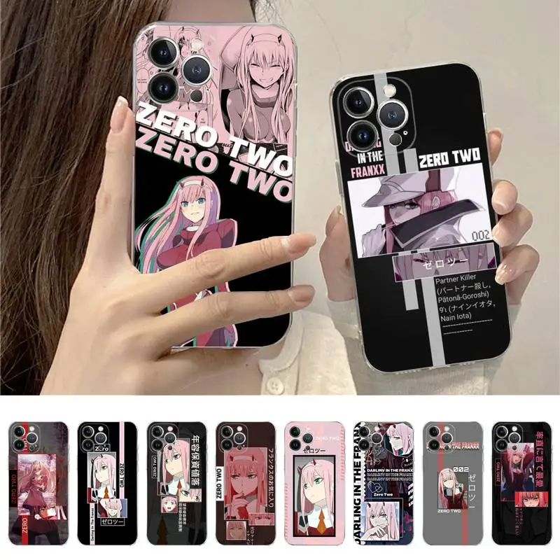 Anime Zero Two Darling in the FranXX Phone Case For iPhone 14 11 12 13 Mini Pro XS Max Cover 6 7 8 Plus X XR SE 2020 Funda Shell
Anime Zero Two Darling in the FranXX Phone Case For iPhone 14 11 12 13 Mini Pro XS Max Cover 6 7 8 Plus X XR SE 2020 Funda Shell