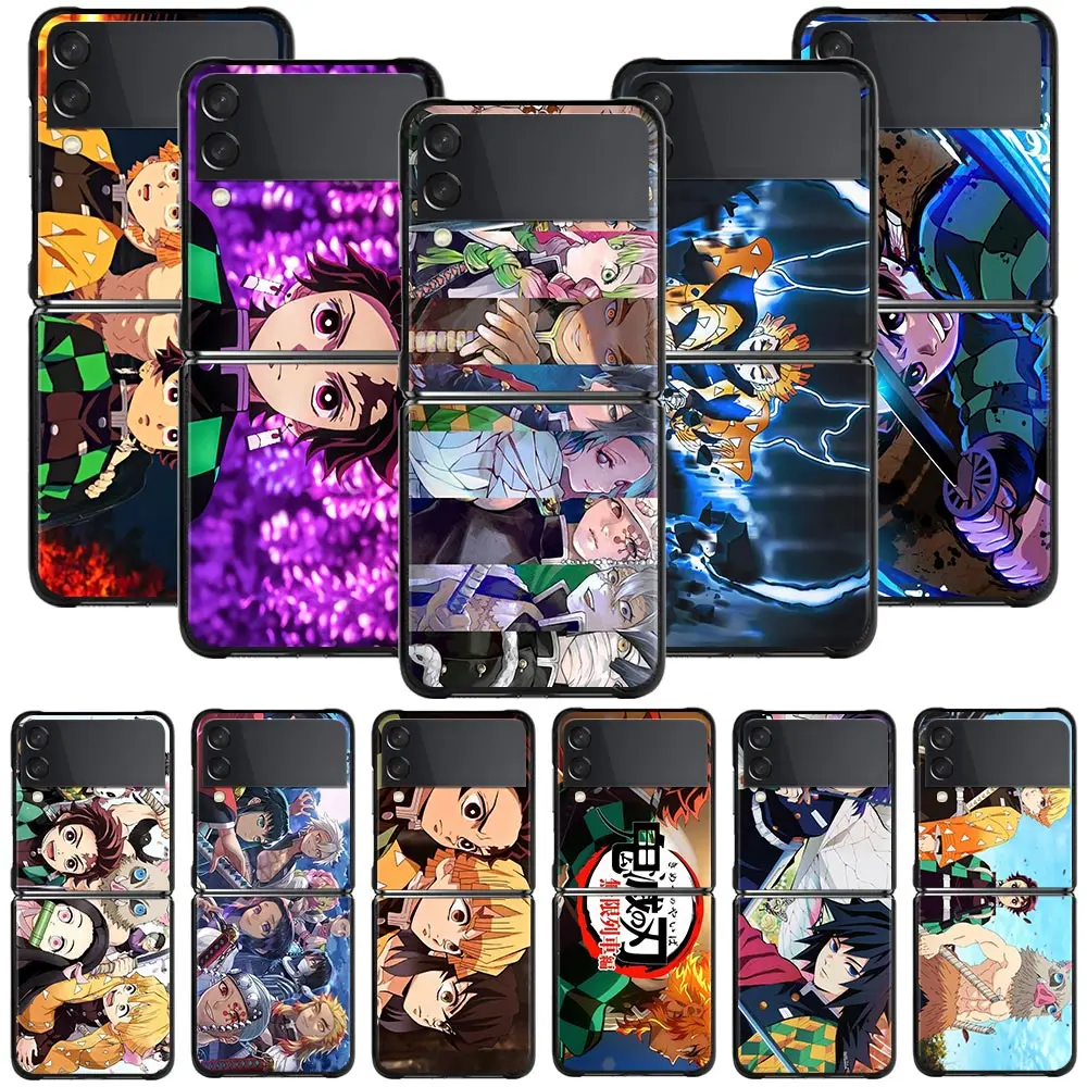 Demon Slayer Anime Black Phone Case For Samsung Galaxy Z Flip3 Z Flip3 5G Hard PC Cover ZF zflip3 Folding Fitted Funda
Demon Slayer Anime Black Phone Case For Samsung Galaxy Z Flip3 Z Flip3 5G Hard PC Cover ZF zflip3 Folding Fitted Funda